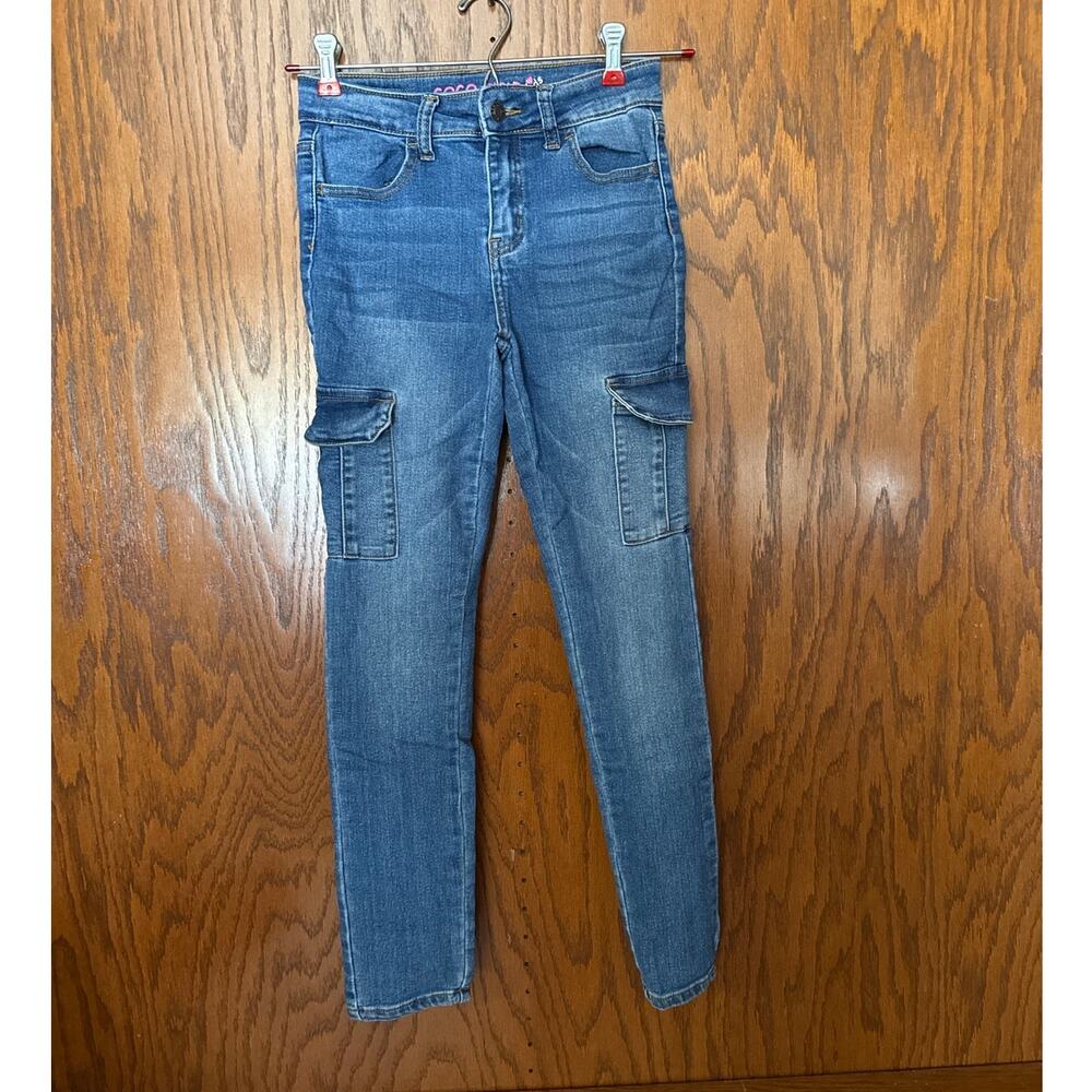 GOGO STAR Kids Jeans Size 12 Skinny Stretch Denim Cargo